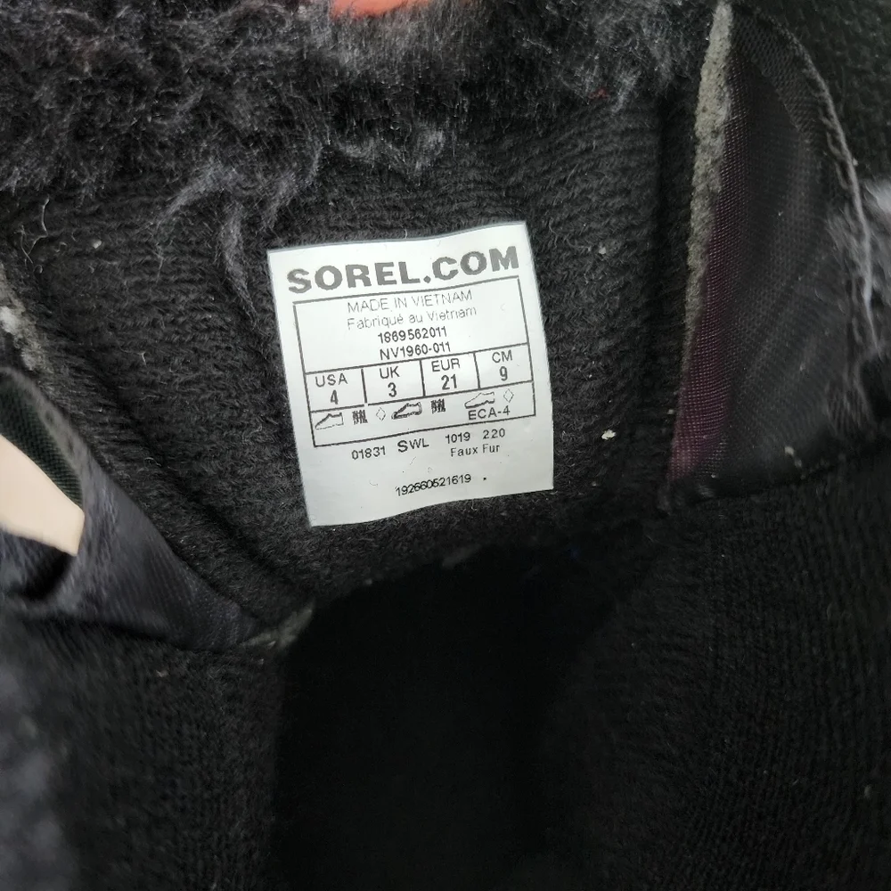 Sorel Toddler Snow Commander Boot – Black, Super Blue